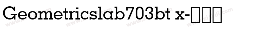 Geometricslab703bt x字体转换